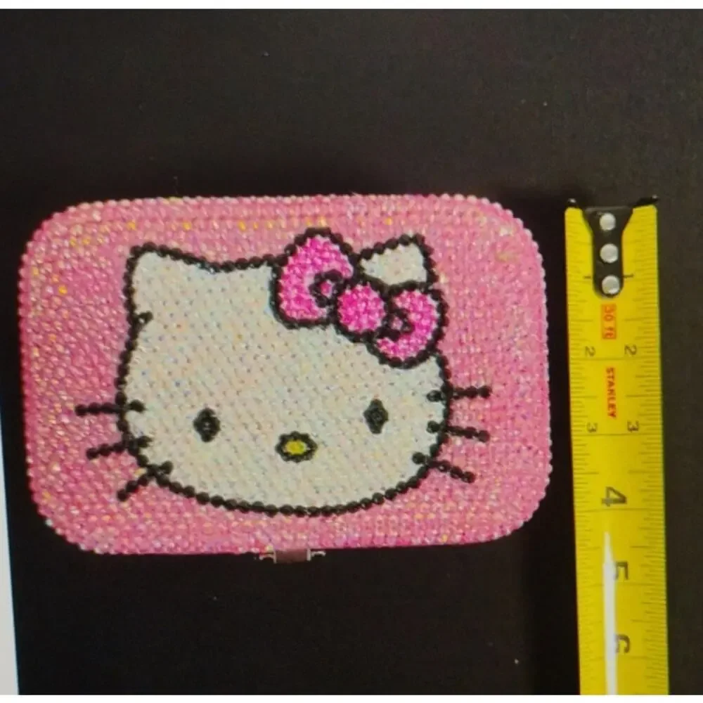 Hello Kitty Bedazzled Jewelry Box Earrings and Rings